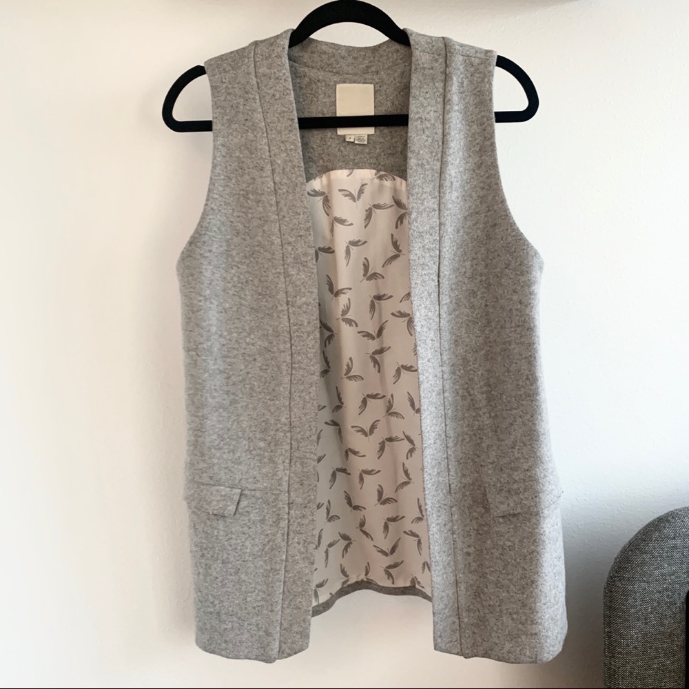 Like New Anthropologie Wool Vest